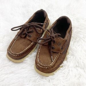 Sperry Topsiders Brown Lace Up Leather Loafers